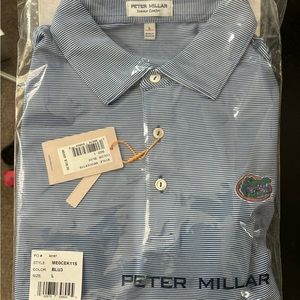 Men’s Large - Florida Jubilee Stripe Performance Polo
